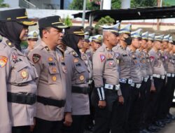 Polres Bogor Laksanakan Apel Gelar Pasukan Operasi Keselamatan Lodaya 2024