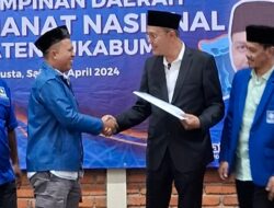Konsolidasi Dan Penjaringan Cabup Dan Cawabup Di Pilkada Kab.Sukabumi 2024 DPD Partai Amanat Nasional “Ayep Zaki” Menjadi Pendaftar Pertama