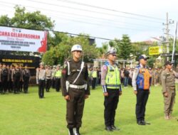 Pj Bupati, Dandim Dan Kapolres Brebes Pimpin Upacara Gelar Pasukan Ketupat Candi 2024