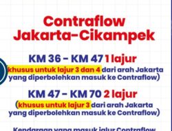 Polisi Berlakukan Contraflow Tol Jakarta-Cikampek