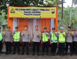 Kapolresta Cilacap Pantau Langsung Kegiatan Pengamanan Arus Mudik Lebaran 2024