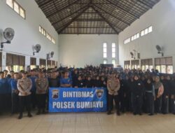 Polsek Bumiayu Sosialisasi Tertib Lalulintas Di SMA Negeri 1 Bumiayu