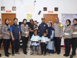 Polres Metro Depok Berbagi Kebahagiaan Kepada Ananda Gibran