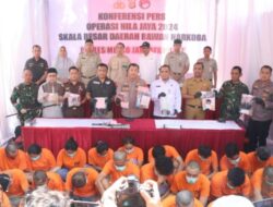 Polrestro Jakpus Lakukan Operasi Skala Besar, Tangkap 26 Tersangka Narkoba dan Sita 2 Kg Sabu