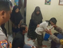 Kapolsek Cibungbulang Bersama Anggota Polsek Berikan Trauma Healing Kepada Keluarga Korban Perampokan Cimayang Bogor