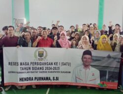 Reses Masa Persidangan Ke1 (Satu) Anggota DPRD Kabupaten Sukabumi Tahun 2024-2025.