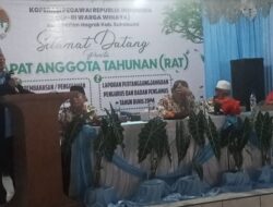 Koperasi Pegawai Republik Indonesia (KP- RI) Warga Winaya, Gelar Rapat Tahunan Di Kecamatan Nagrak Kabupaten Sukabumi