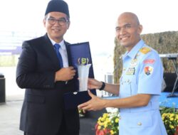 Kolaborasi Dilanjutkan, Sekda Kabupaten Bogor Hadiri Sertijab Danlanud ATS