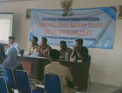 Pembentukan Koperasi Desa Merah Putih Di Desa Mekarjaya Kecamatan Kabandungan Sukabumi.
