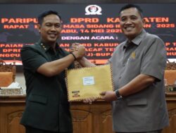 Bupati Cilacap Terima Rekomendasi LKPJ Tahun 2024 dari DPRD