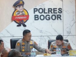 Kapolres Bogor Tekankan Penindakan Tegas Premanisme Dalam Arahan Kepada PJU dan Kapolsek Jajaran