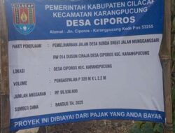 Menanggapi Pemberitaan Terkait Kualitas Pemeliharaan Jalan Desa Burda Set Desa Ciporos Karangpucung
