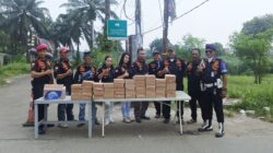 BPPKB Banten DPC Kota Bogor Gelar Jumat Berkah, Bagikan Makan Siang Gratis