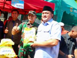 Bupati Bogor Apresiasi Gerakan Pangan Murah Serentak di 40 Kecamatan 120 Ton Beras Tersedia Untuk Masyarakat