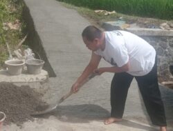 Perbaikan Pengecoran Gang Penghubung RW 10 Di Perbaiki Melalui Program P2RW