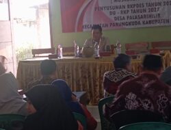 Musrenbangdes Palasari Hilir, Dewan H.Tedi Setiadi Serap Beberapa Usulan Warga .