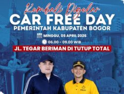 Bupati Bogor Rudy Susmanto Menggelar Kembali Kegiatan Car Free Day (CFD) Di Kawasan Jalan Tegar Beriman Cibinong