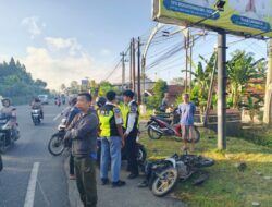 Dua Pengendara Motor Terlibat Kecelakaan di Jalan Padang Jaya Majenang, Korban Dilarikan ke Rumah Sakit